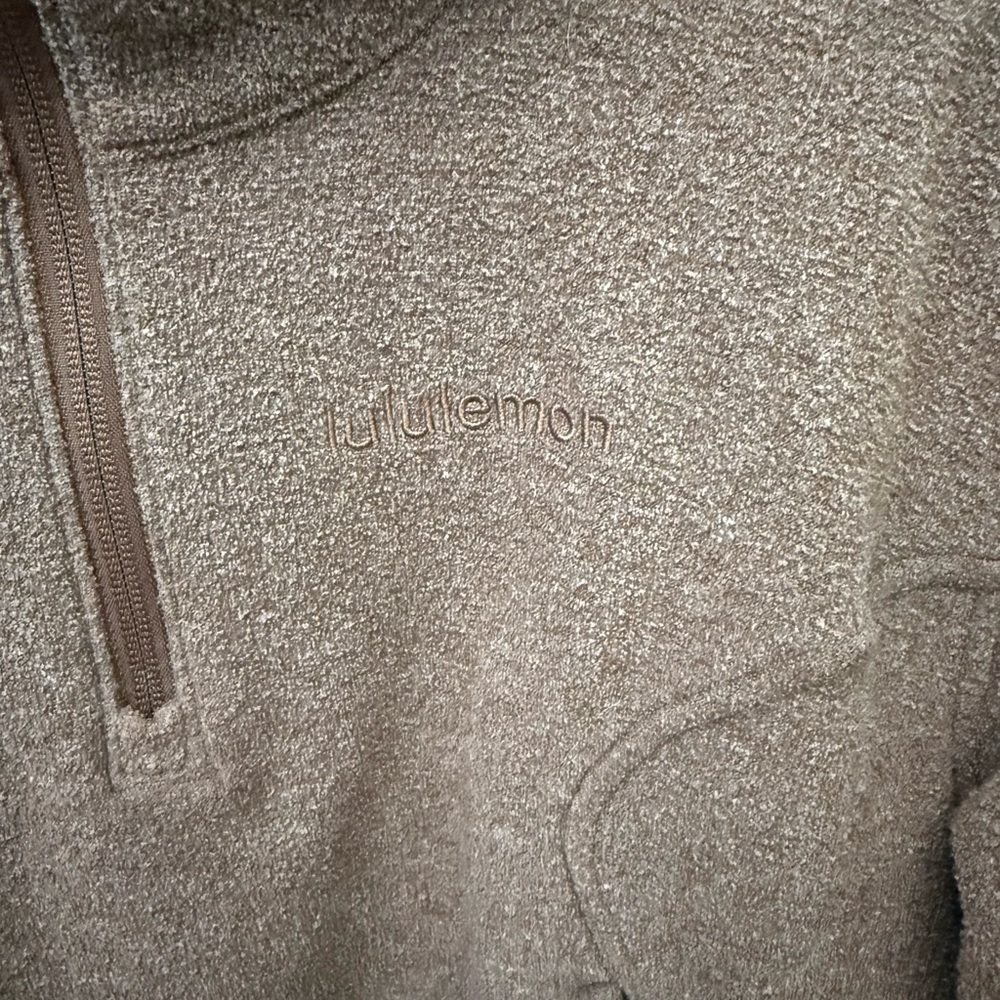 Lululemon Looped Terry Fleece Half-Zip Hoodie in
Java, 6 - Picture 4 of 5